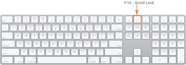 Scroll Lock در مک