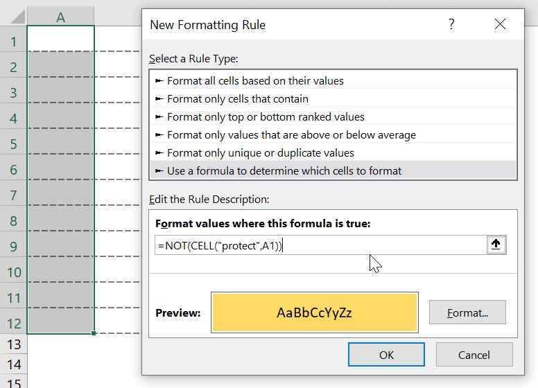 هایلایت سلول ها-فرمت دهی شرطی Conditional formatting