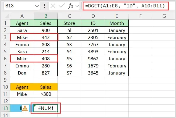 num error 1